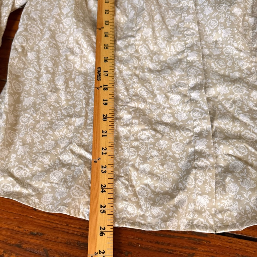 Croft & Barrow Floral Button Down 3/4 Sleeve Top Size 1X NWOT - Picture 10 of 13
